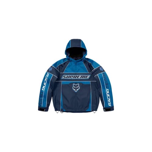 Бомбер Supreme Fox Racing, размер XL, синий, белый