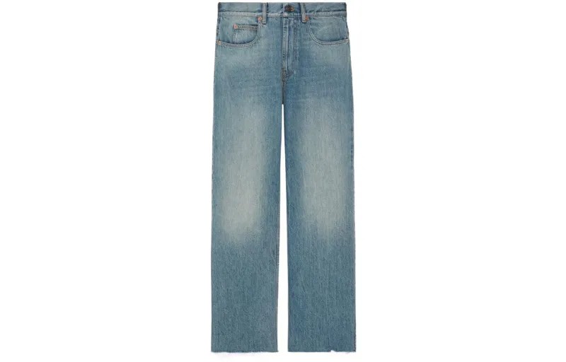 Мужские джинсы GUCCI, цвет Blue