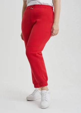 Спортивные брюки женские BARMARISKA БЖН-Б0429 красные 56-58