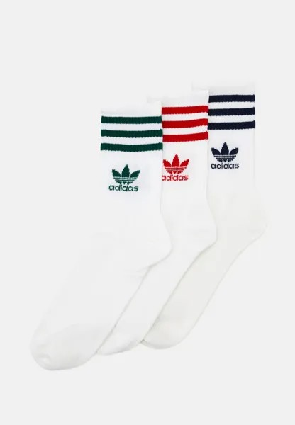 Носки adidas Originals CREW UNISEX 3 PACK, белый/ночной индиго