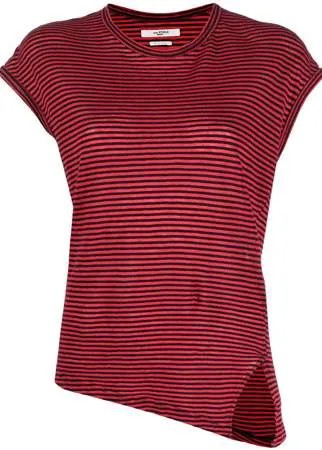 Isabel Marant Étoile полосатая футболка асимметричного кроя