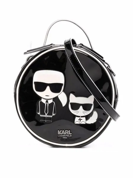 Karl Lagerfeld Kids Karl And Choupette round bag