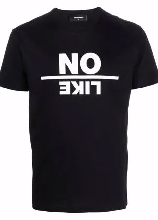 Dsquared2 футболка с надписью No Like