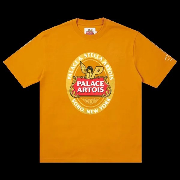 Футболка Palace x Stella Artois Coaster, Золотая