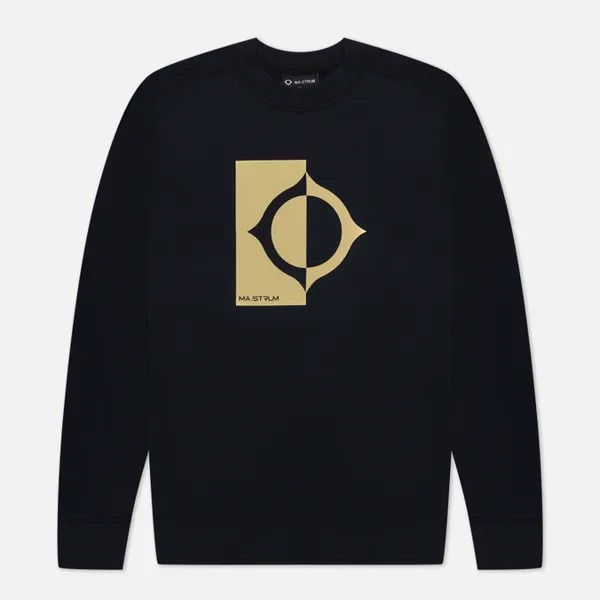 Мужская толстовка MA.Strum Compass Print Crew Neck синий, Размер XXL