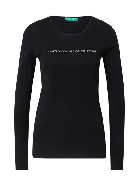 Рубашка UNITED COLORS OF BENETTON, черный
