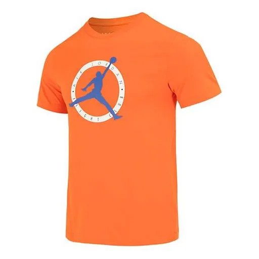 Футболка Air Jordan logo T-shirt 'Orange', оранжевый