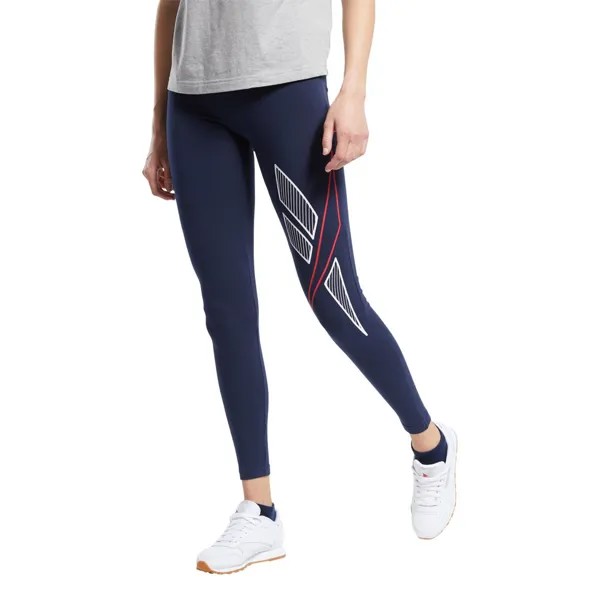 Леггинсы Reebok Classics Big Vector, синий
