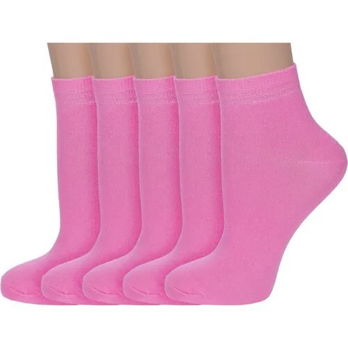 Носки ХОХ 5 пар, размер 22-24, розовый