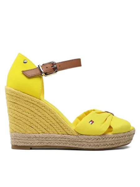 Эспадрильи Basic Open Toe High Wedge Tommy Hilfiger, желтый