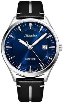 Швейцарские наручные  мужские часы Adriatica 8330.5215Q. Коллекция Gents