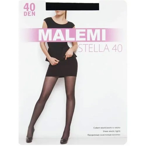 Колготки Malemi Stella, 40 den, размер 2/S, коричневый