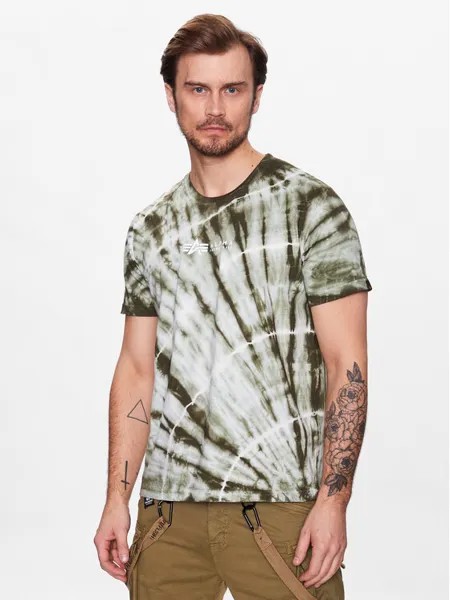 Футболка стандартного кроя Alpha Industries, мультиколор