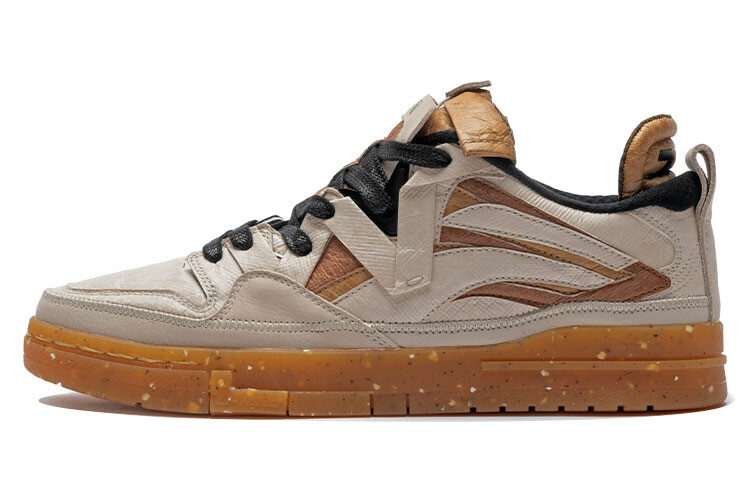 Кроссовки Wave Skateboarding Shoes Men Low-Top Khaki/коричневый Lining