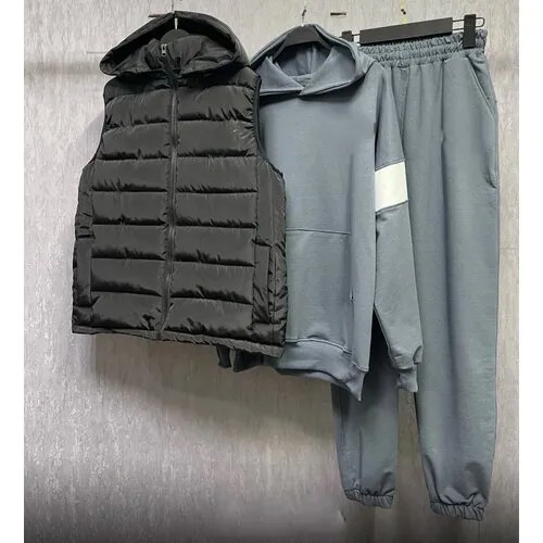 Комплект одежды Jools Fashion, размер XXXL, серый