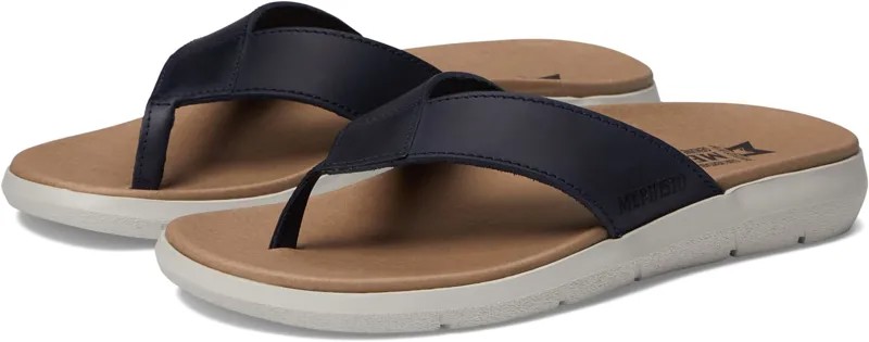 Шлепанцы Charly Mephisto, цвет Navy Scratch Leather