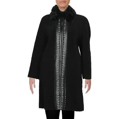 Женское длинное пальто из черного меха ягненка Red Valentino, верхняя одежда 40 BHFO 7572