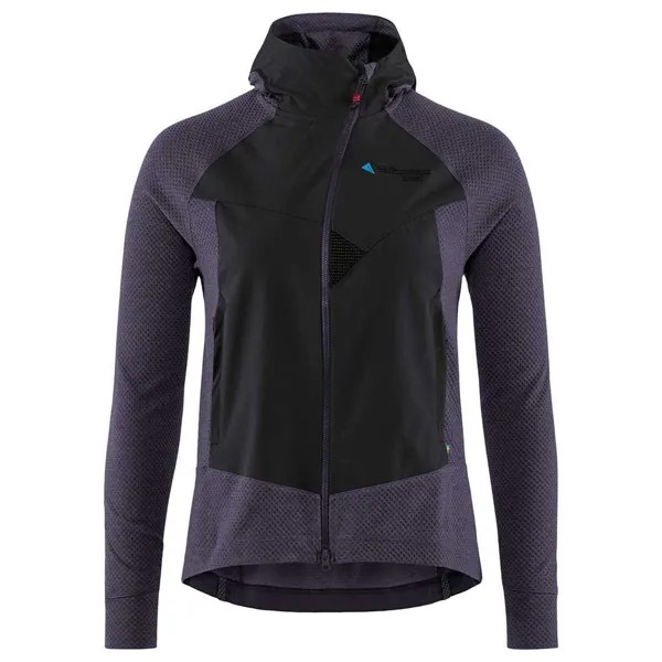 Спортивная куртка Klättermusen Hugin Zip Hoodie softshell, фиолетовый