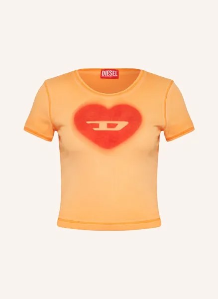 Укороченная рубашка t-ele Diesel, оранжевый