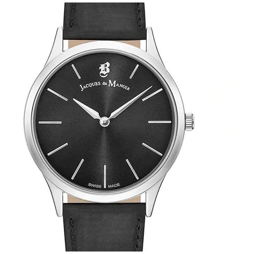 Наручные часы Jacques du Manoir Emotion EM.08, черный, серебряный