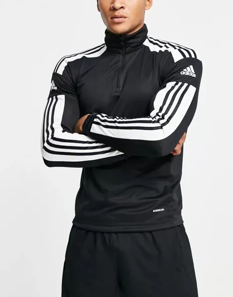 Черный свитшот на молнии adidas Football Squadra 21 adidas performance