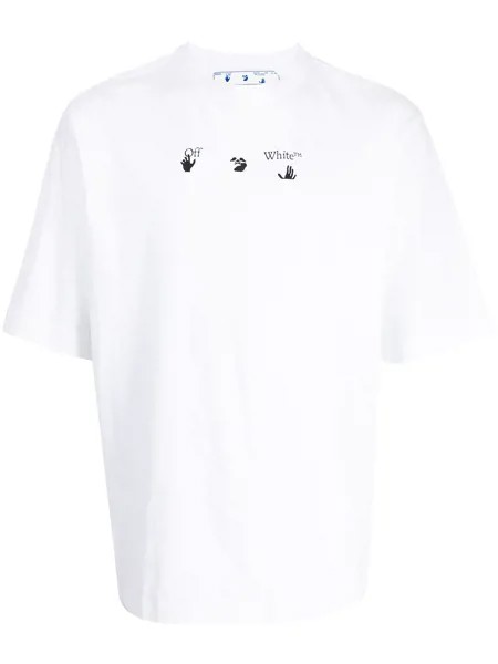 Off-White Arrows-motif graffiti-print T-shirt