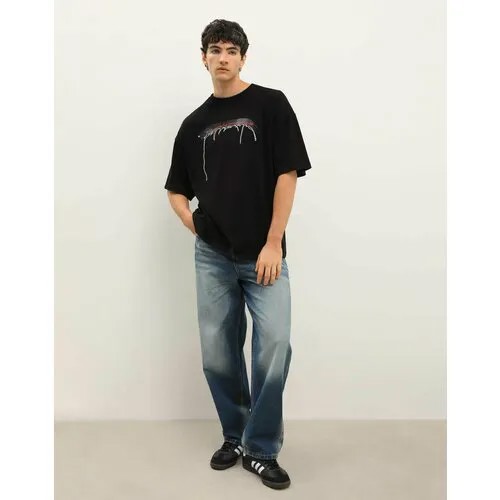Футболка Gloria Jeans, размер XL (52-54), чёрный