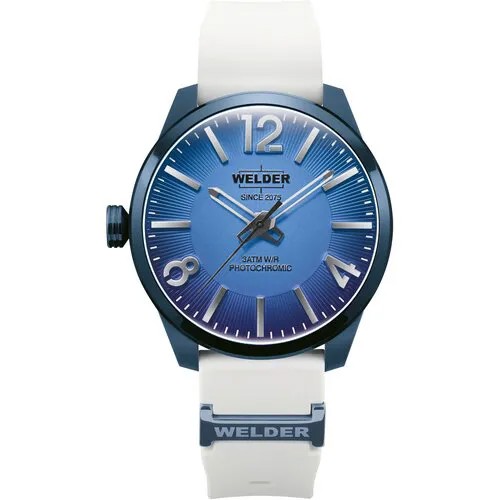 Наручные часы Welder Часы наручные мужские WELDER WWRL1003, Кварцевые, 46 мм, синий