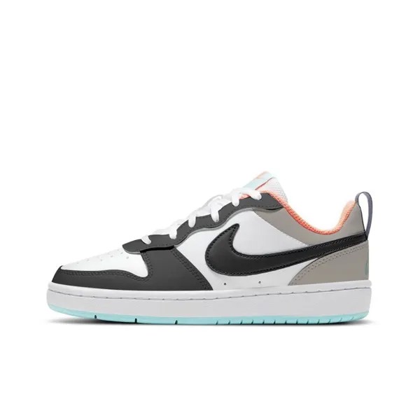 Кроссовки Nike Court Borough 2 Skateboarding Shoes Women's Low-top White/black/brown, белый/черный