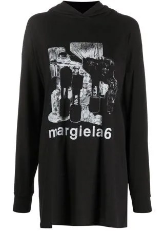 MM6 Maison Margiela худи с принтом