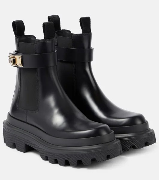 Кожаные ботинки челси Dolce&Gabbana, черный