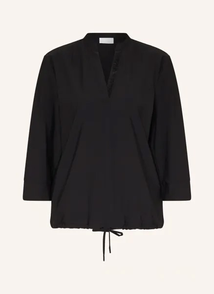 Блузка-рубашка с рукавами 3/4 и драгоценными камнями Sportalm, черный