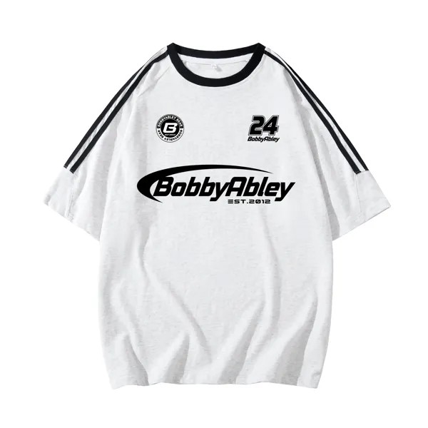 Футболка унисекс BOBBY ABLEY, Хизер Грей