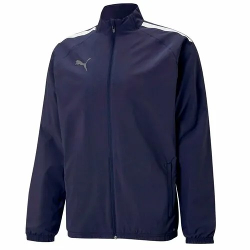 Куртка спортивная PUMA, размер S, темно-синий