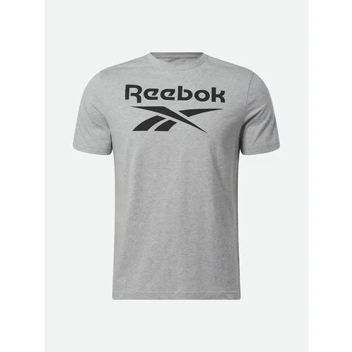 Футболка Reebok Reebok Identity Stacked Logo T-Shirt, размер XL, серый