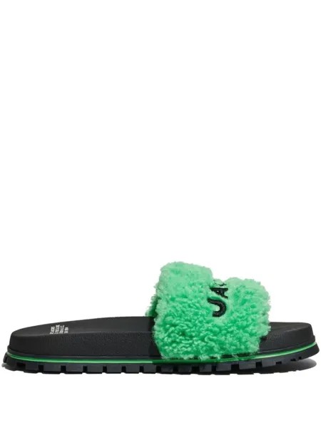 Шлепанцы The Slide с тисненым логотипом Marc Jacobs, зеленый