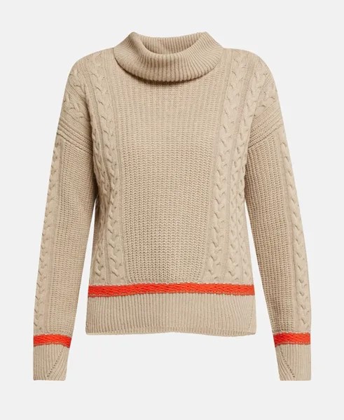 Пуловер с высоким воротником Marc Cain Sports, цвет Tan