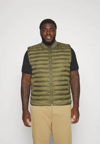 Жилет GANT ЖИЛЕТ-БОМБЕР PLUS LIGHT PADDED, цвет juniper green