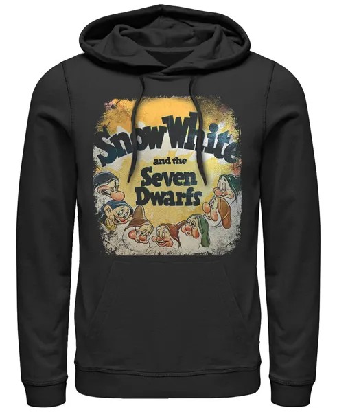 Мужской пуловер disney snow white dwarfs vintage inspired cover, флис Fifth Sun, черный