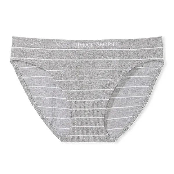 Трусы Victoria's Secret Seamless Bikini Prints, серый