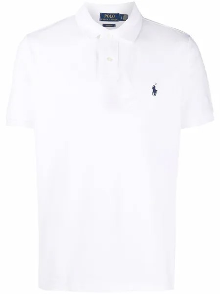 Ralph Lauren Collection рубашка поло с вышивкой Polo Pony