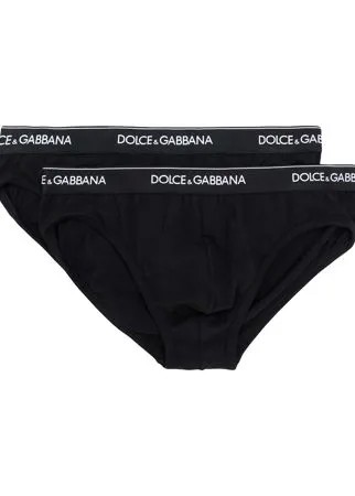 Dolce & Gabbana logo waistband briefs set