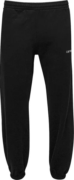 Спортивные брюки Off-White Caravag Paint Slim Sweatpant 'Black', черный