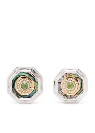 Duffy Jewellery серьги из желтого золота с бриллиантами