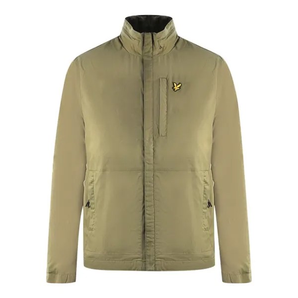 Легкая куртка с воротником-воронкой Lyle & Scott, зеленый