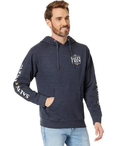 Худи Salty Crew Skipjack Pullover Fleece, цвет Navy Heather