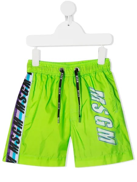 MSGM Kids плавки-шорты с логотипом