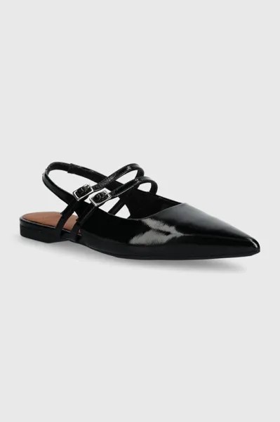 Кожаные балетки HERMINE Vagabond Shoemakers, черный