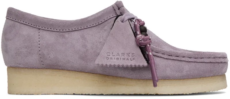 Фиолетовые дерби Clarks Originals Wallabee