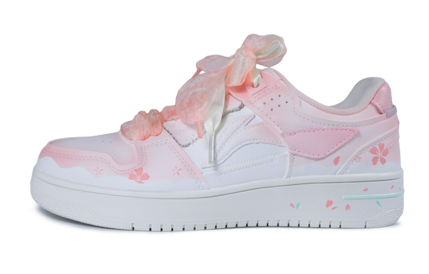 Кроссовки LINING Skateboarding Shoes Women's Low-top White, розовый